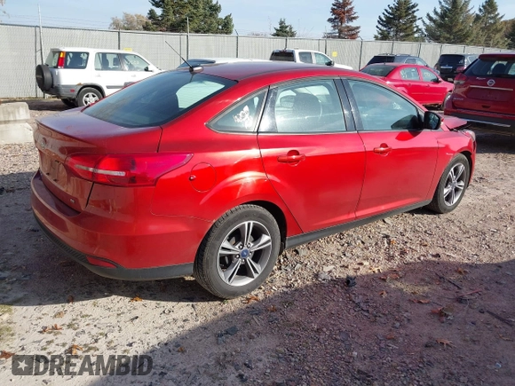 2018 Ford Focus SE with VIN 1FADP3F2XJL270365, listed as a IAAI auction lot 41745664 with 144,693 mi miles. Bid and sale history available at carsss.com. Image 4.