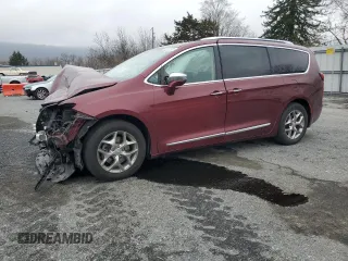 2018 Chrysler Pacifica Limited z VIN 2C4RC1GG7JR273886, wystawiony jako Copart lot #50383575 z przebiegiem 95 103 mil mil oraz Szkody całkowita. Historia ofert i sprzedaży dostępna na DreamBid. Obrazek 1.