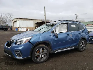 2021 Subaru Forester Touring with VIN JF2SKAXC2MH416990, listed as a Copart auction lot 50800125 with 0 mi miles and Salvage Title. Bid and sale history available at carsss.com. Image 1.