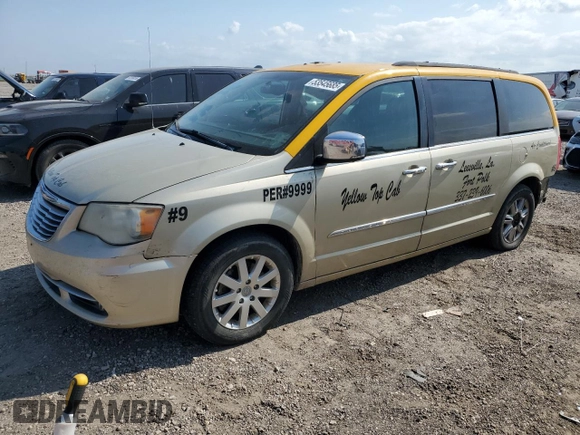2012 Chrysler Town & Country Touring-L with VIN 2C4RC1CG4CR146070, listed as a Copart auction lot 53545685 with 251,620 mi miles and Salvage Title. Bid and sale history available at carsss.com. Image 1.