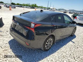 2019 Toyota Prius L Eco z VIN JTDKARFU7K3071668, wystawiony jako Copart lot #53901475 z przebiegiem 146 568 mil mil oraz Szkoda całkowita • Salvage title. Historia ofert i sprzedaży dostępna na DreamBid. Obrazek 3.