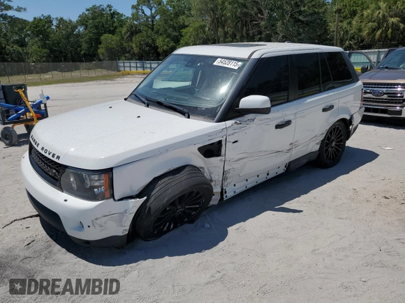 2012 Land Rover Range Rover Sport HSE with VIN SALSF2D44CA726189, listed as a Copart auction lot 54528115 with 92,694 mi miles and Salvage Title. Bid and sale history available at carsss.com. Image 1.