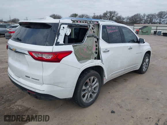 2019 Chevrolet Traverse Premier with VIN 1GNERKKW3KJ165652, listed as a IAAI auction lot 41547941 with 84,713 mi miles. Bid and sale history available at carsss.com. Image 4.