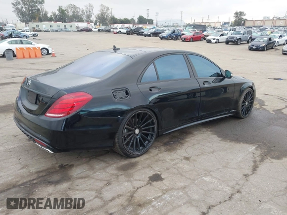 2015 Mercedes-Benz S 550 with VIN WDDUG8CB9FA179284, listed as a IAAI auction lot 41482962 with 81,075 mi miles and . Bid and sale history available at DreamBid. Image 4.