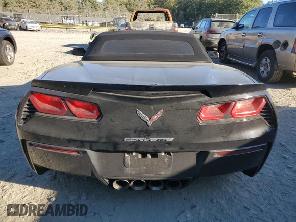 2015 Chevrolet Corvette Z51 1LT with VIN 1G1YH3D78F5113199, listed as a Copart auction lot 76310374 with 31,941 mi miles and Salvage Title. Bid and sale history available at carsss.com. Image 6.