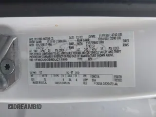 2013 Ford Escape SE z VIN 1FMCU0G95DUC11906, wystawiony jako IAAI lot #42367480 z przebiegiem 149 173 mil mil oraz . Historia ofert i sprzedaży dostępna na DreamBid. Obrazek 9.