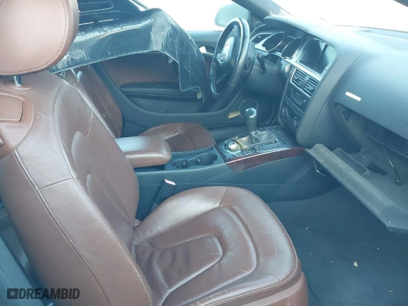 2008 Audi A5 with VIN WAUDK78T38A024461, listed as a IAAI auction lot 40614502 with 137,973 mi miles. Bid and sale history available at carsss.com. Image 5.