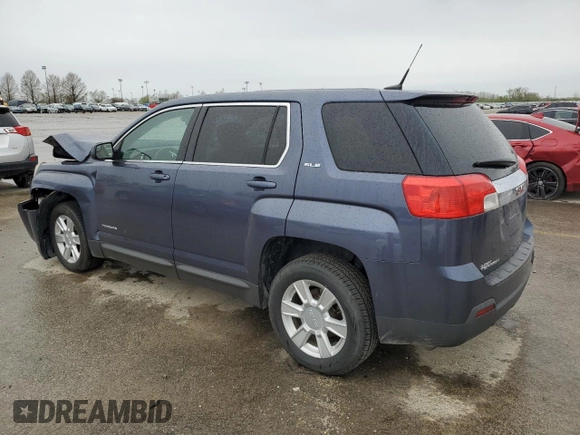 2013 GMC Terrain SLE with VIN 2GKALMEK7D6142568, listed as a Copart auction lot 51605435 with 107,536 mi miles and Salvage Title. Bid and sale history available at DreamBid. Image 2.