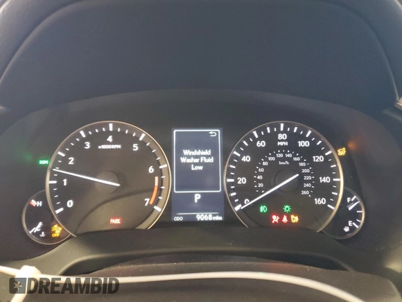 2022 Lexus RX with VIN 2T2HZMDA4NC331708, listed as a Copart auction lot 50336595 with 9,068 mi miles and Salvage Title. Bid and sale history available at carsss.com. Image 9.