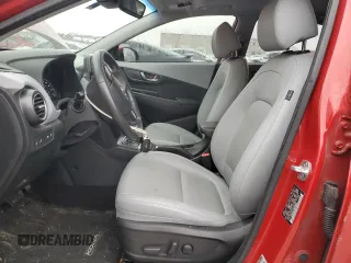 2021 Hyundai Kona Limited with VIN KM8K33A57MU600861, listed as a Copart auction lot 45422175 with 70,554 mi miles and Salvage Title. Bid and sale history available at carsss.com. Image 7.