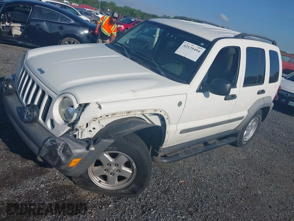2007 Jeep Liberty Sport z VIN 1J4GL48K77W641490, wystawiony jako IAAI lot #42139494 z przebiegiem 110 746 mil mil oraz . Historia ofert i sprzedaży dostępna na DreamBid. Obrazek 2.