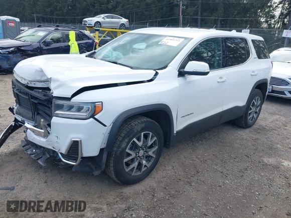 2021 GMC Acadia SLE z VIN 1GKKNKLA4MZ219558, wystawiony jako IAAI lot #41901211 z przebiegiem 54 592 mil mil oraz . Historia ofert i sprzedaży dostępna na DreamBid. Obrazek 2.