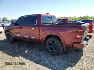 2019 Ram 1500 Limited with VIN 1C6SRFHT2KN856963, listed as a Copart auction lot 58815325 with 45,610 mi miles and Salvage title. Bid and sale history available at DreamBid. Image 2.