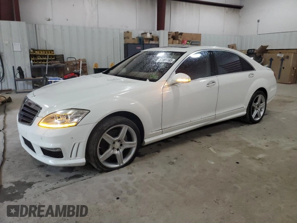 2007 Mercedes-Benz S 550 with VIN WDDNG71X97A072427, listed as a Copart auction lot 57881165 with 120,210 mi miles and Salvage title. Bid and sale history available at DreamBid. Image 1.