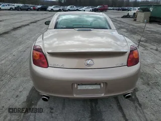 2002 Lexus SC with VIN JTHFN48Y320004316, listed as a Copart auction lot 53374945 with 52,543 mi miles and Salvage Title. Bid and sale history available at carsss.com. Image 6.