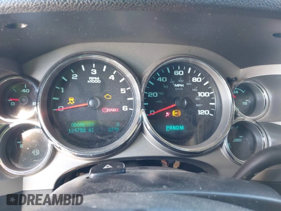 2012 Chevrolet Silverado 1500 LT with VIN 1GCNKSE02CZ306492, listed as a IAAI auction lot 41348986 with 129,750 mi miles. Bid and sale history available at carsss.com. Image 7.