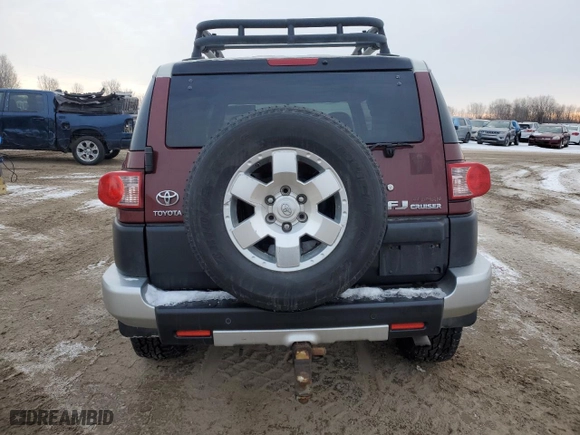 2008 Toyota FJ Cruiser with VIN JTEBU11F98K014156, listed as a Copart auction lot 44857785 with 102,796 mi miles and Clean Title. Bid and sale history available at carsss.com. Image 6.