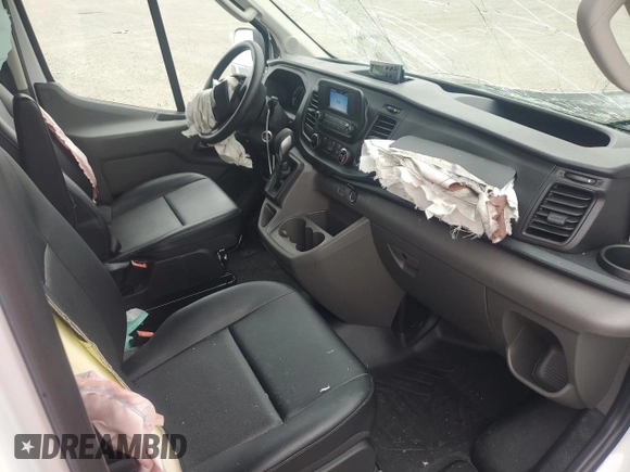 2023 Ford Transit Cargo with VIN 1FTBR1C87PKC01057, listed as a Copart auction lot 66183374 with 1,863 mi miles and Salvage Title. Bid and sale history available at DreamBid. Image 8.