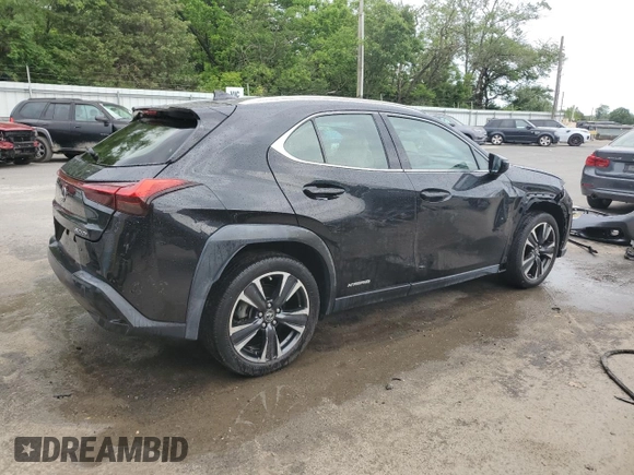2021 Lexus UX 250h z VIN JTHP9JBH6M2037544, wystawiony jako Copart lot #58348695 z przebiegiem 16 165 mil mil oraz Szkoda całkowita • Salvage title. Historia ofert i sprzedaży dostępna na DreamBid. Obrazek 3.