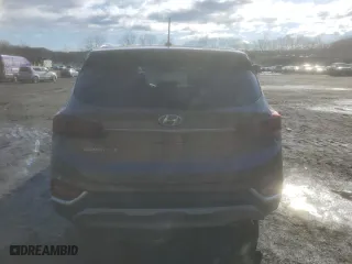 2020 Hyundai Santa Fe SE with VIN 5NMS2CAD7LH232847, listed as a Copart auction lot 48180995 with 38,070 mi miles and Salvage Title. Bid and sale history available at carsss.com. Image 6.