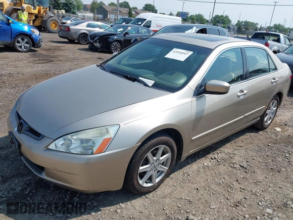 2003 Honda Accord EX with VIN 1HGCM66533A021464, listed as a IAAI auction lot 42494947 with 151,835 mi miles and . Bid and sale history available at DreamBid. Image 2.