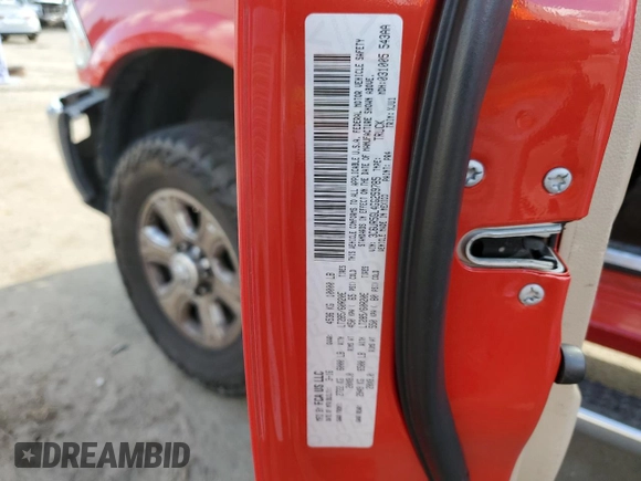 2016 Ram 2500 Laramie Longhorn with VIN 3C6UR5GL4GG259785, listed as a Copart auction lot 76971334 with 147,909 mi miles and Salvage title. Bid and sale history available at DreamBid. Image 12.