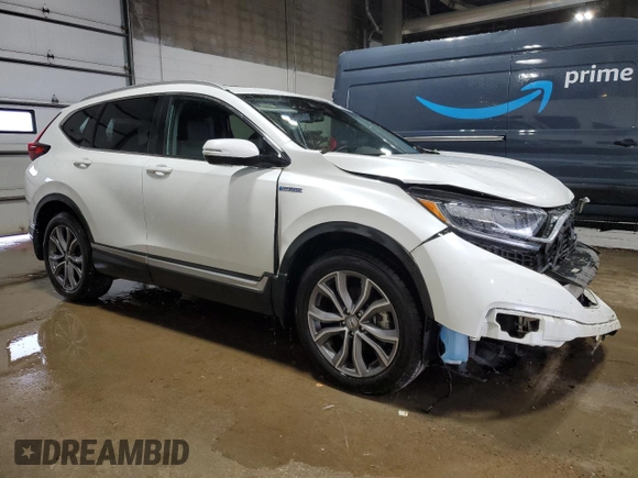 2021 Honda CR-V Touring z VIN 7FART6H97ME005163, wystawiony jako Copart lot #57688485 z przebiegiem 79 137 mil mil oraz Szkoda całkowita • Salvage title. Historia ofert i sprzedaży dostępna na DreamBid. Obrazek 4.