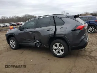 2019 Toyota RAV4 XLE with VIN 2T3P1RFV3KW044091, listed as a Copart auction lot 48116145 with 46,008 mi miles and Salvage Title. Bid and sale history available at DreamBid. Image 2.