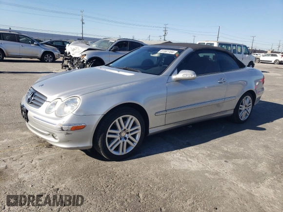 2005 Mercedes-Benz CLK 320 with VIN WDBTK65J85F161050, listed as a Copart auction lot 81561104 with 159,584 mi miles and Clean Title. Bid and sale history available at DreamBid. Image 1.