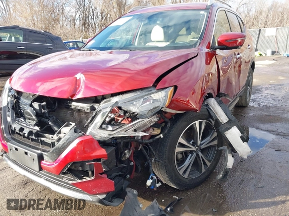 2019 Nissan Rogue SL with VIN 5N1AT2MV9KC759403, listed as a IAAI auction lot 41079745 with 57,419 mi miles. Bid and sale history available at carsss.com. Image 6.