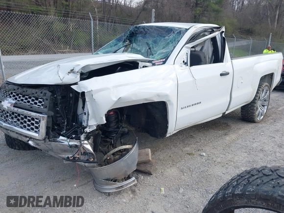 2015 Chevrolet Silverado 1500 Work Truck with VIN 1GCNCPEH6FZ437333, listed as a IAAI auction lot 41866525 with 76,526 mi miles and . Bid and sale history available at DreamBid. Image 2.