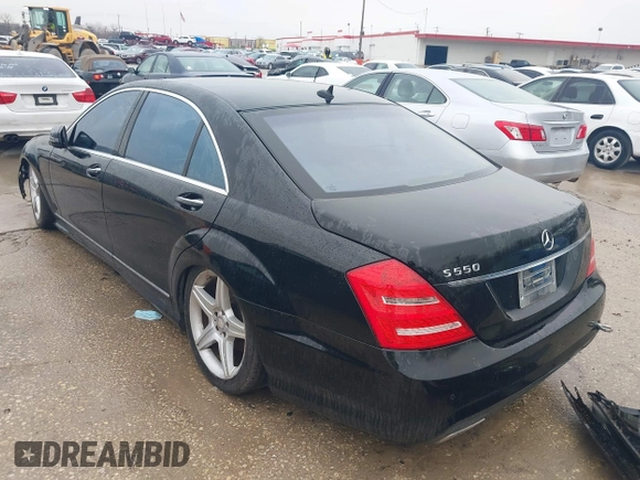 2011 Mercedes-Benz S-Class S 550 with VIN WDDNG7BB1BA375438, listed as a IAAI auction lot 41605141 with 110,972 mi miles. Bid and sale history available at carsss.com. Image 3.