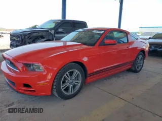 2013 Ford Mustang V6 with VIN 1ZVBP8AM0D5230180, listed as a Copart auction lot 61626655 with 100,168 mi miles and Salvage title. Bid and sale history available at DreamBid. Image 1.