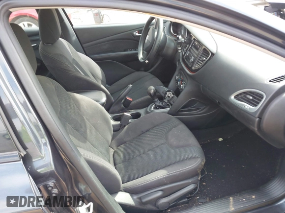 2014 Dodge Dart SXT with VIN 1C3CDFBB2ED803321, listed as a IAAI auction lot 41357924 with 1 mi miles. Bid and sale history available at carsss.com. Image 5.
