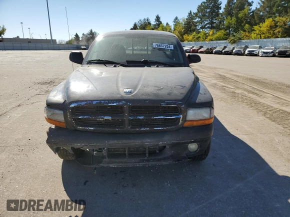 2003 Dodge Dakota SLT with VIN 1D7HL42X33S284170, listed as a Copart auction lot 76657204 with 146,790 mi miles and Salvage Title. Bid and sale history available at carsss.com. Image 5.