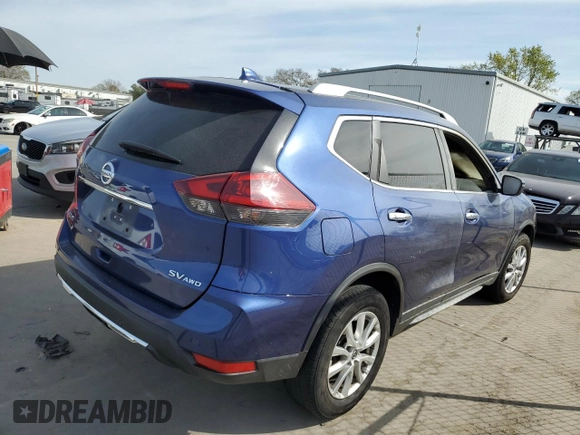 2020 Nissan Rogue S with VIN 5N1AT2MV2LC762192, listed as a Copart auction lot 48795525 with Not Provided miles and Salvage Title. Bid and sale history available at DreamBid. Image 3.