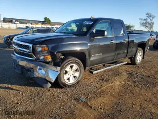 2015 Chevrolet Silverado 1500 LS with VIN 1GCRCPEC5FZ186097, listed as a Copart auction lot 82850684 with 100,307 mi miles and Salvage Title. Bid and sale history available at carsss.com. Image 1.