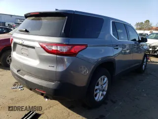 2019 Chevrolet Traverse LS with VIN 1GNEVFKW6KJ181282, listed as a Copart auction lot 39401043 with 75,416 mi miles. Bid and sale history available at carsss.com. Image 3.