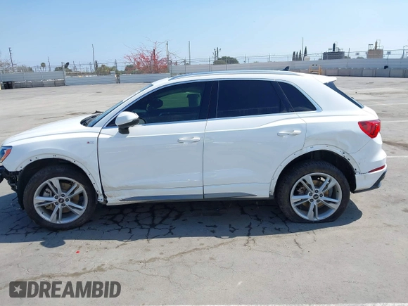 2021 Audi Q3 S line Premium with VIN WA1DECF37M1055948, listed as a IAAI auction lot 42141007 with 48,763 mi miles and . Bid and sale history available at DreamBid. Image 15.