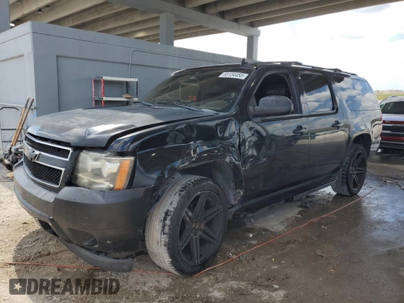 2013 Chevrolet Suburban LT with VIN 1GNSCJE00DR300449, listed as a Copart auction lot 55134455 with 301,552 mi miles and Salvage title. Bid and sale history available at DreamBid. Image 1.