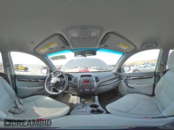 2013 Kia Sorento LX with VIN 5XYKTDA21DG401970, listed as a Copart auction lot 54079365 with 217,969 mi miles and Salvage title. Bid and sale history available at DreamBid. Image 16.