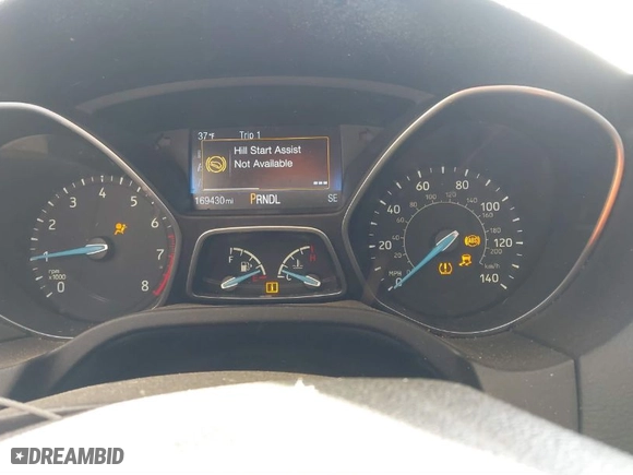 2016 Ford Focus SE with VIN 1FADP3F21GL302113, listed as a IAAI auction lot 41560346 with 169,430 mi miles. Bid and sale history available at carsss.com. Image 7.