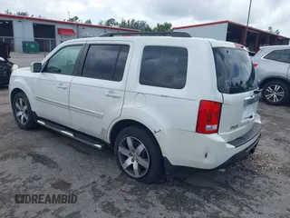 2012 Honda Pilot Touring with VIN 5FNYF3H9XCB035494, listed as a IAAI auction lot 42011362 with 271,887 mi miles and . Bid and sale history available at carsss.com. Image 3.