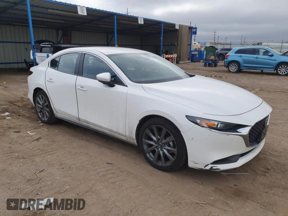 2022 Mazda 3 Select z VIN JM1BPABL1N1501157, wystawiony jako Copart lot #54688555 z przebiegiem 13 076 mil mil oraz Nie do naprawy • Non repairable. Historia ofert i sprzedaży dostępna na DreamBid. Obrazek 4.