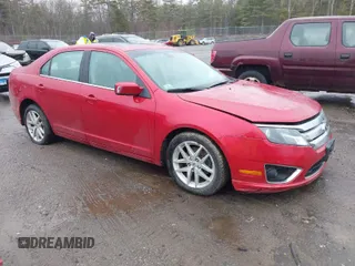 2012 Ford Fusion SEL with VIN 3FAHP0JA5CR404511, listed as a IAAI auction lot 41967634 with 59,579 mi miles. Bid and sale history available at carsss.com. Image 1.