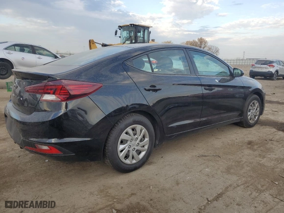 2020 Hyundai Elantra SE with VIN KMHD74LF8LU020722, listed as a Copart auction lot 76400364 with 51,331 mi miles and Salvage Title. Bid and sale history available at carsss.com. Image 3.