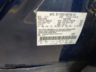 2012 Ford Explorer with VIN 1FMHK7B8XCGA91374, listed as a IAAI auction lot 42033507 with 221,112 mi miles and . Bid and sale history available at DreamBid. Image 9.