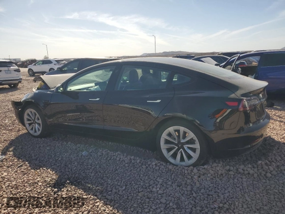 2023 Tesla Model 3 with VIN 5YJ3E1EA4PF459775, listed as a Copart auction lot 47998075 with 37,232 mi miles and Salvage Title. Bid and sale history available at DreamBid. Image 2.