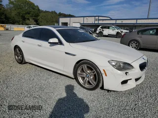 2013 BMW 6 Series 640i with VIN WBA6A0C54DDF14186, listed as a Copart auction lot 70901794 with 115,304 mi miles and Salvage Title. Bid and sale history available at DreamBid. Image 4.