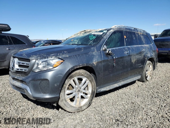 2017 Mercedes-Benz GLS 450 with VIN 4JGDF6EE3HA943086, listed as a Copart auction lot 46315454 with 74,760 mi miles and . Bid and sale history available at DreamBid. Image 1.